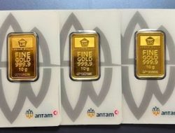 Harga Emas Hari Ini 22 Oktober di Pegadaian: Antam Naik, Ini Rinciannya