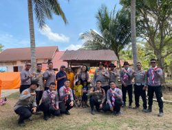 Mahasiswa STIK Polri Angkatan 83 Buat Sumur Bor Air Bersih di Aceh Utara