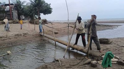 Jalanan Amblas di Aceh