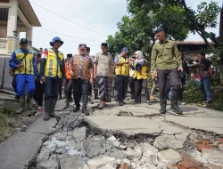 456 Huntara Korban Tanah Gerak di Tegal Dikebut Agar Bisa Dihuni Sebelum Lebaran